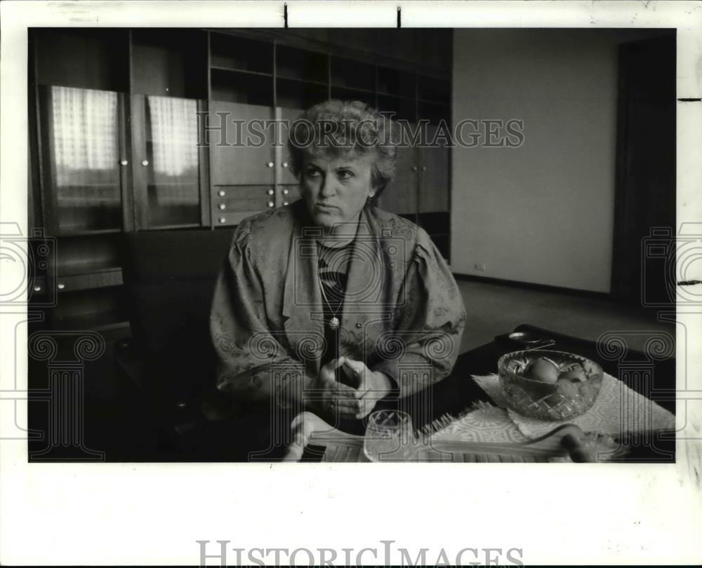 1989 Press Photo Kazimiera Prunskiene - cva37836 - Historic Images