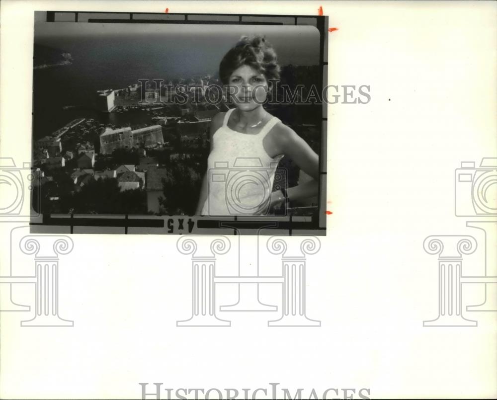 1981 Press Photo Biserka Purgar-Santovic- Ethnic Scene - cva37867 - Historic Images