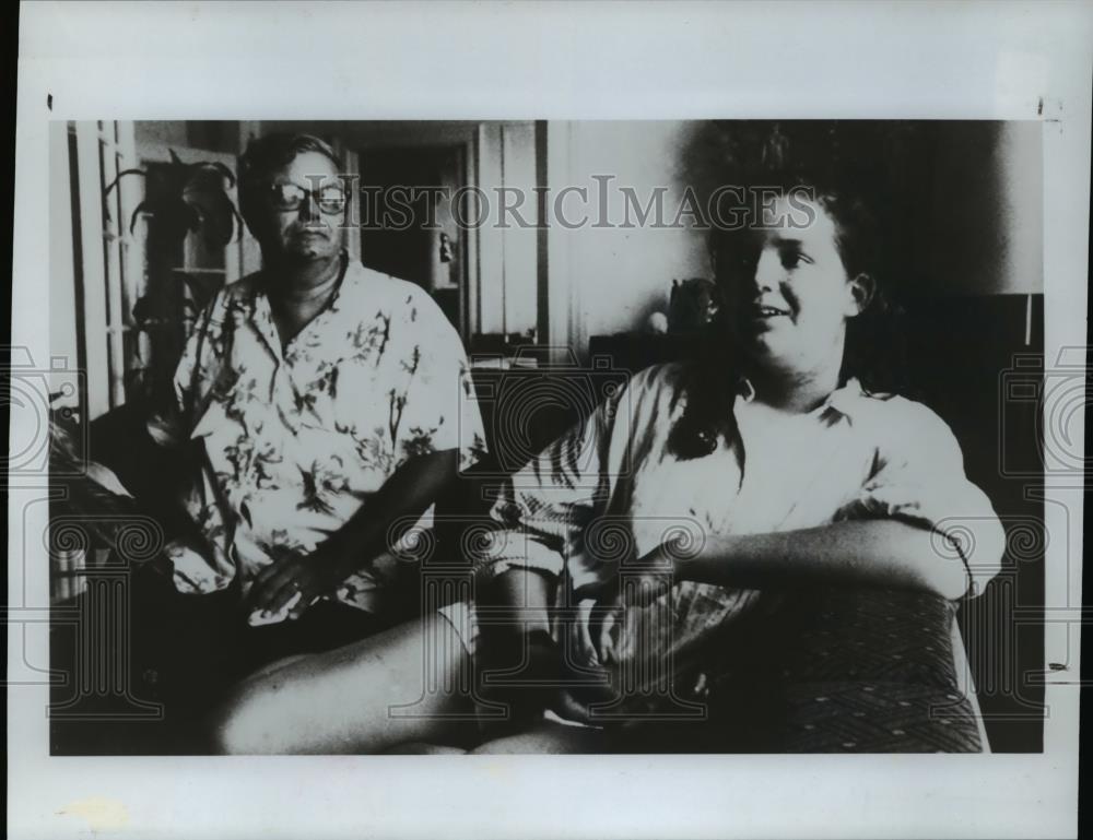 1987 Press Photo Francis Randall &amp; his daughter Ariane - cva37872 - Historic Images