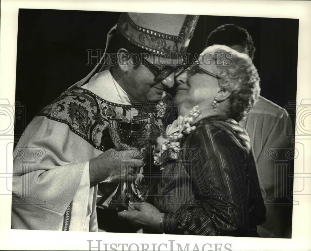 1981 Press Photo Anthony M Pilla installed as Bishop - cva37905 - Historic Images