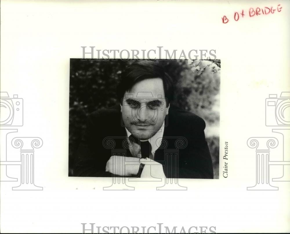 1988 Press Photo Author Andrew Rosenheim - cva37910 - Historic Images