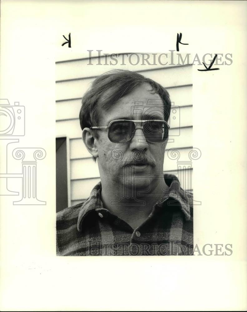 1983 Press Photo Michael Joczek, Linndale mayoral candidate - cva37953 - Historic Images