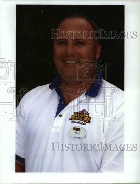 Press Photo Tom Jones of Six Flags - cva37985 - Historic Images