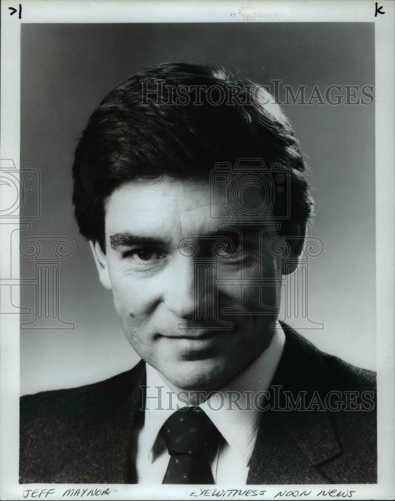 1986 Press Photo Jeff Maynor- Eye Witness Noon News - cva38000 - Historic Images