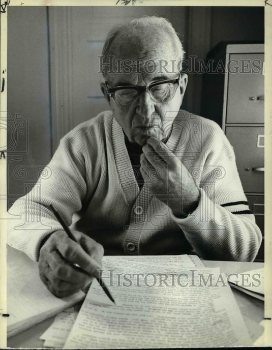 1979 Press Photo James Michener - cva38077 - Historic Images