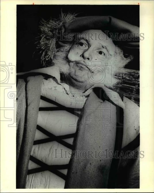 1977 Press Photo Gordon Petitt as Falstaff in Merry Wives at CIM - cva38086 - Historic Images
