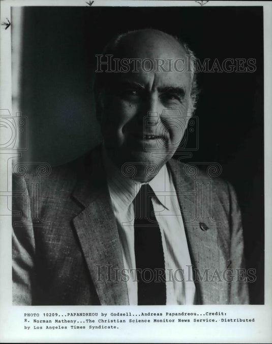 1981 Press Photo Andreas Papandreou - cva38131 - Historic Images