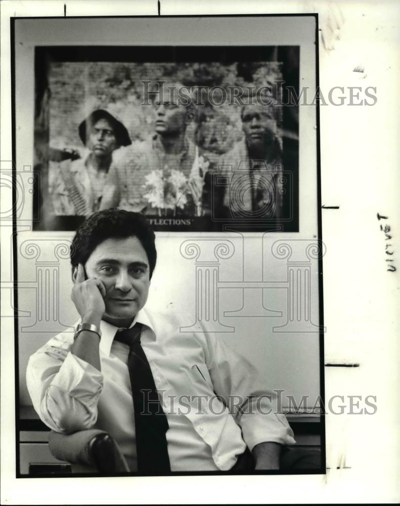 1989 Press Photo Dr Edgardo Padin-Rivera, Vietnam Veterans Center Head - Historic Images