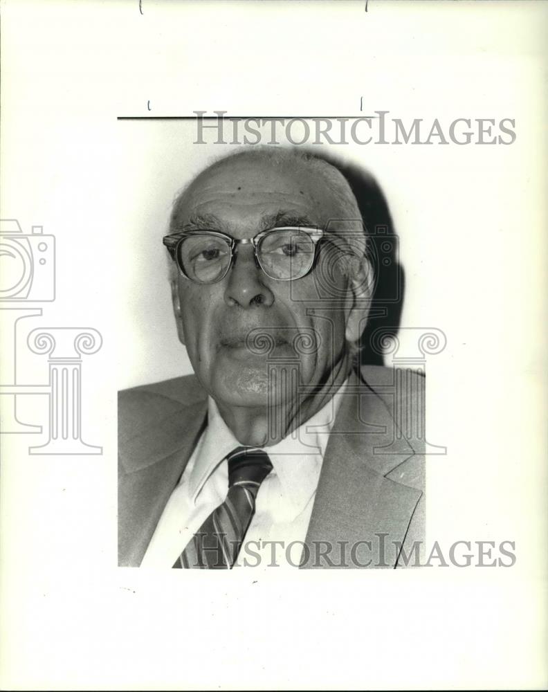 1985 Press Photo James O. Meara, school board - cva38185 - Historic Images