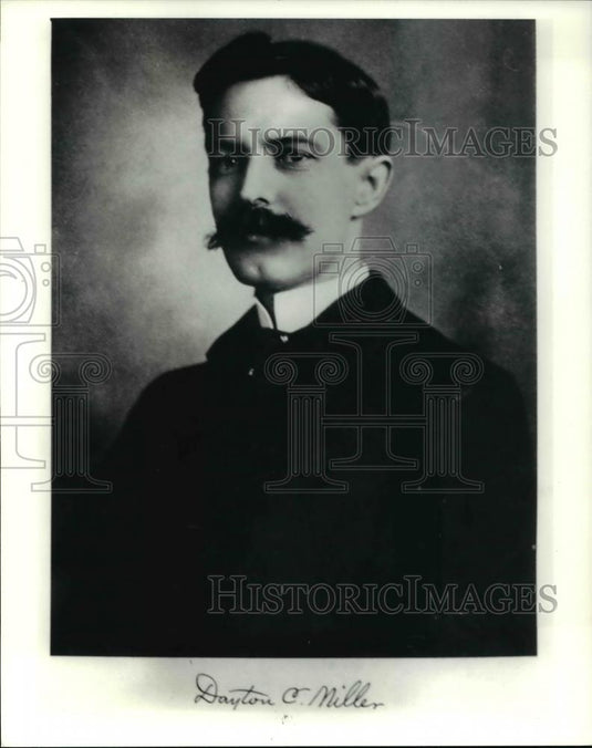1991 Press Photo Dayton C. Miller's portrait - cva38189 - Historic Images