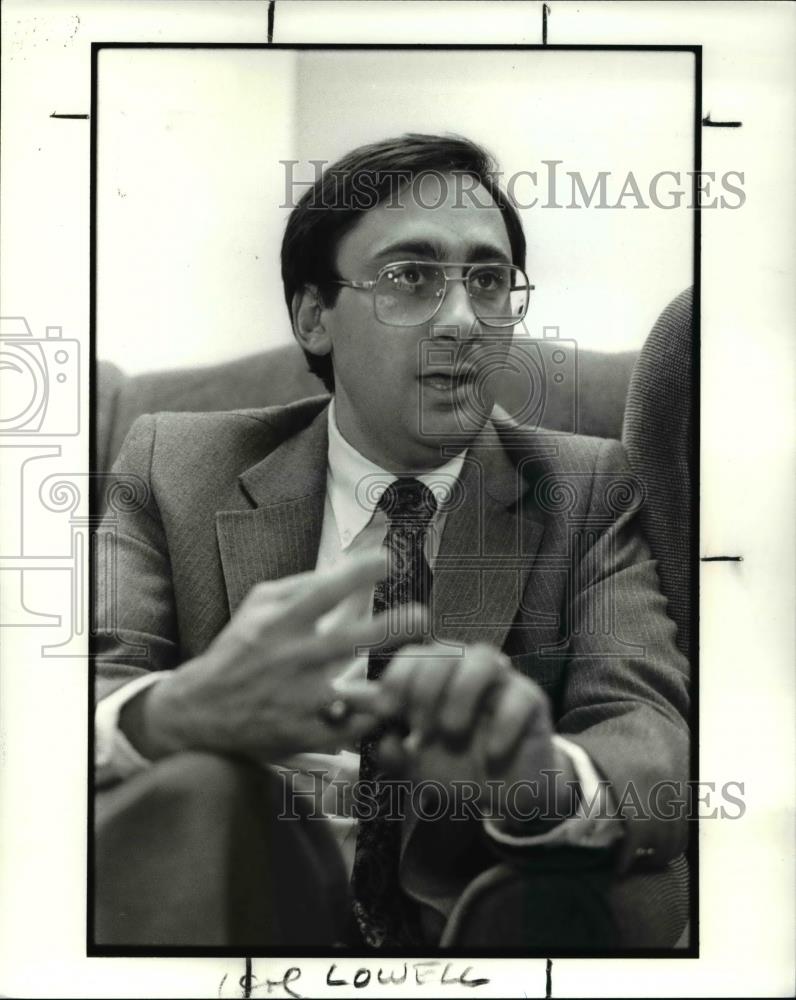 1987 Press Photo James L Milinazzo, head of the Lowell Plan - cva38313 - Historic Images