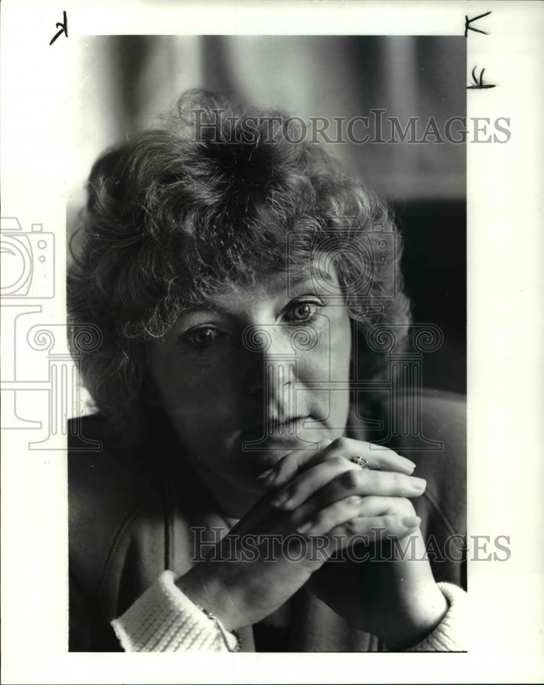 1986 Press Photo Findlay Council President Judy W. Mieure - cva38320 - Historic Images