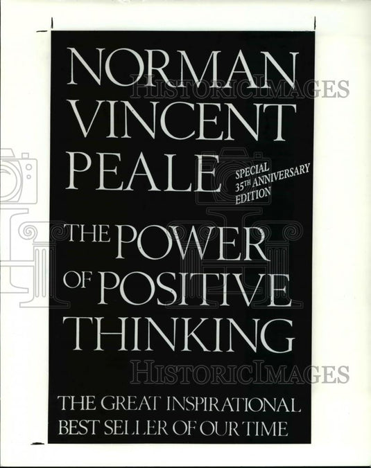 1988 Press Photo Norman Vincent Peale - cva38350 - Historic Images