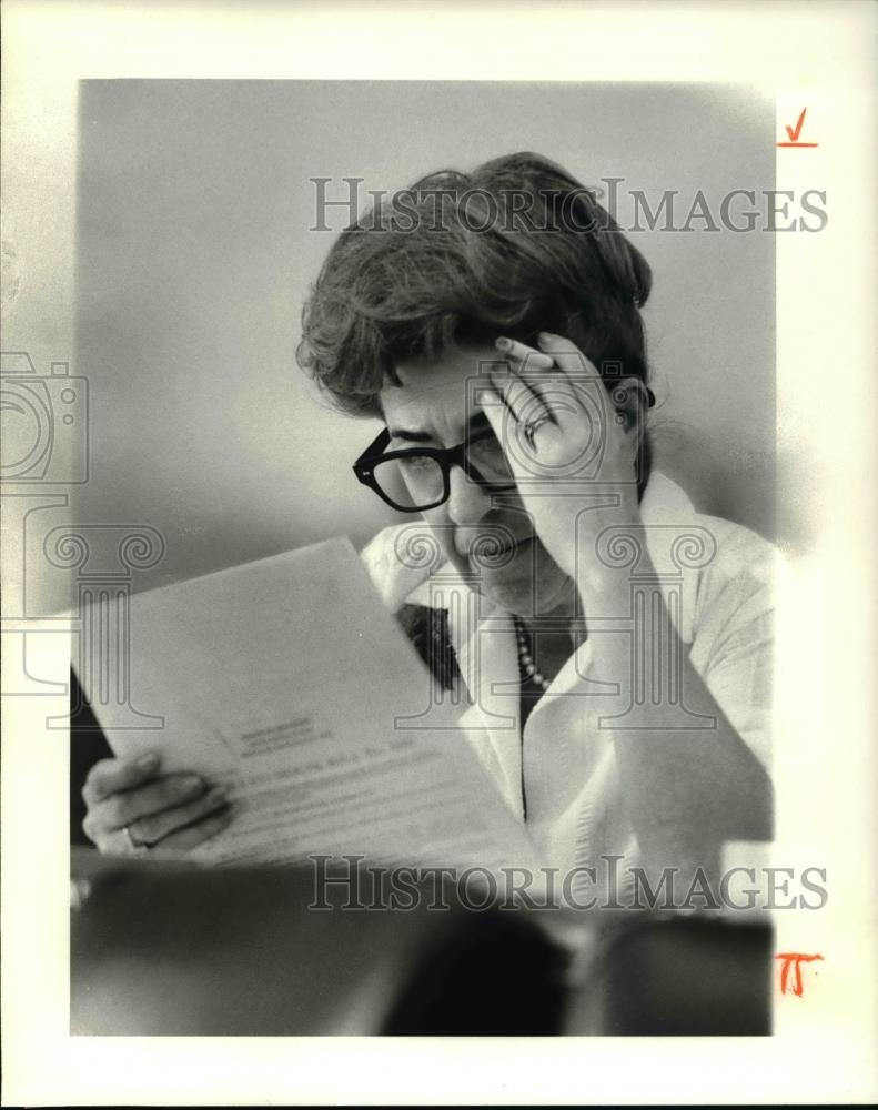 1980 Press Photo State Rep Francine M Panehal, Democrat of Cleveland - cva38377 - Historic Images