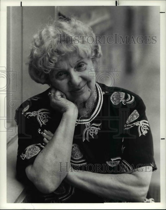1990 Press Photo Natalia Dudinskaya former ballerina - cva38556 - Historic Images