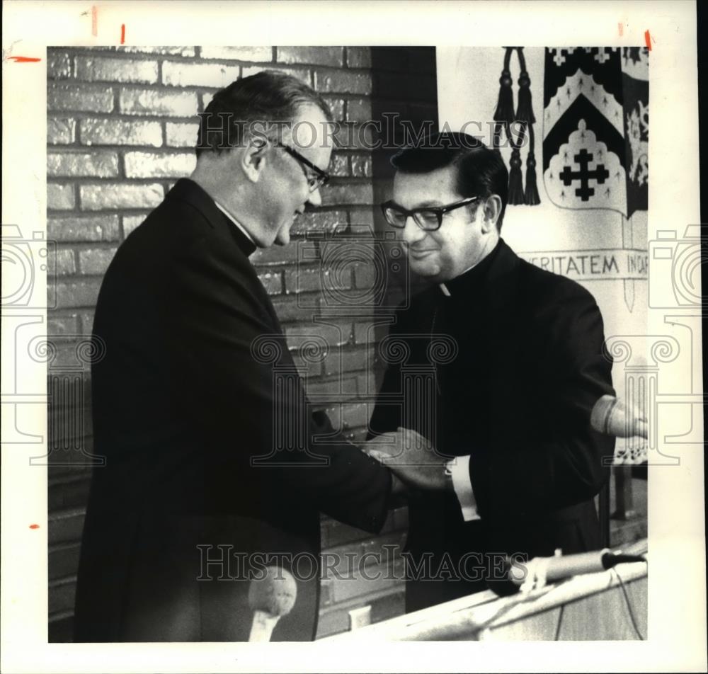 1980 Press Photo Bishop Hickey and Bishop Anthony M Pilla - cva38600 - Historic Images