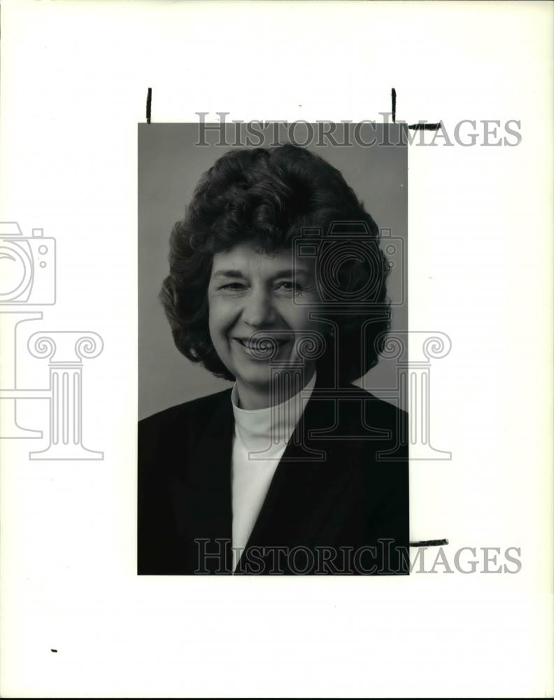 1991 Press Photo Elizabeth Ford Pitorak of Mentor is a hospice coordinator - Historic Images