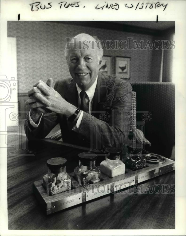 1984 Press Photo Henry Pfper President of Brush Wellman Inc - cva38770 - Historic Images