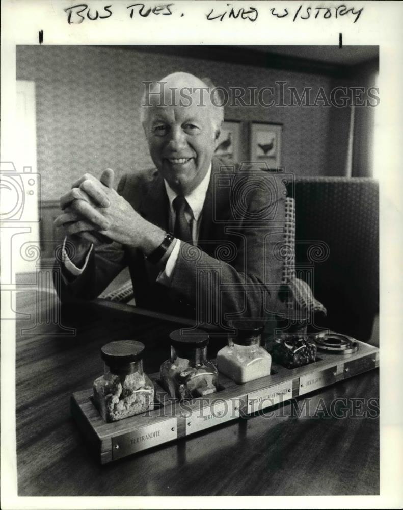 1984 Press Photo Henry Pfper President of Brush Wellman Inc cva38770