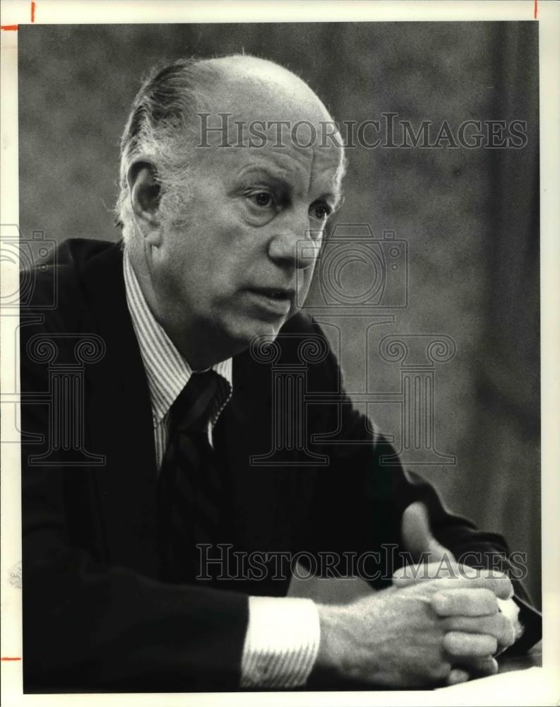 1980 Press Photo Henry Piper, chairman of Brush Wellman Company - cva38780 - Historic Images