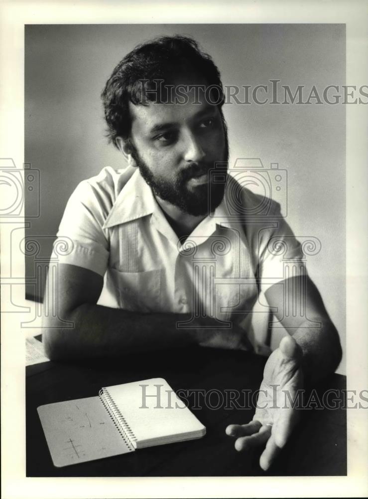 1984 Press Photo Eugene Rivera, Lorain Hispanic leader - cva38799 - Historic Images