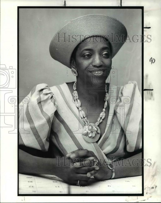1989 Press Photo Susie M. Rivers, The Cuyahoga Plan of Ohio, Inc - cva38811 - Historic Images