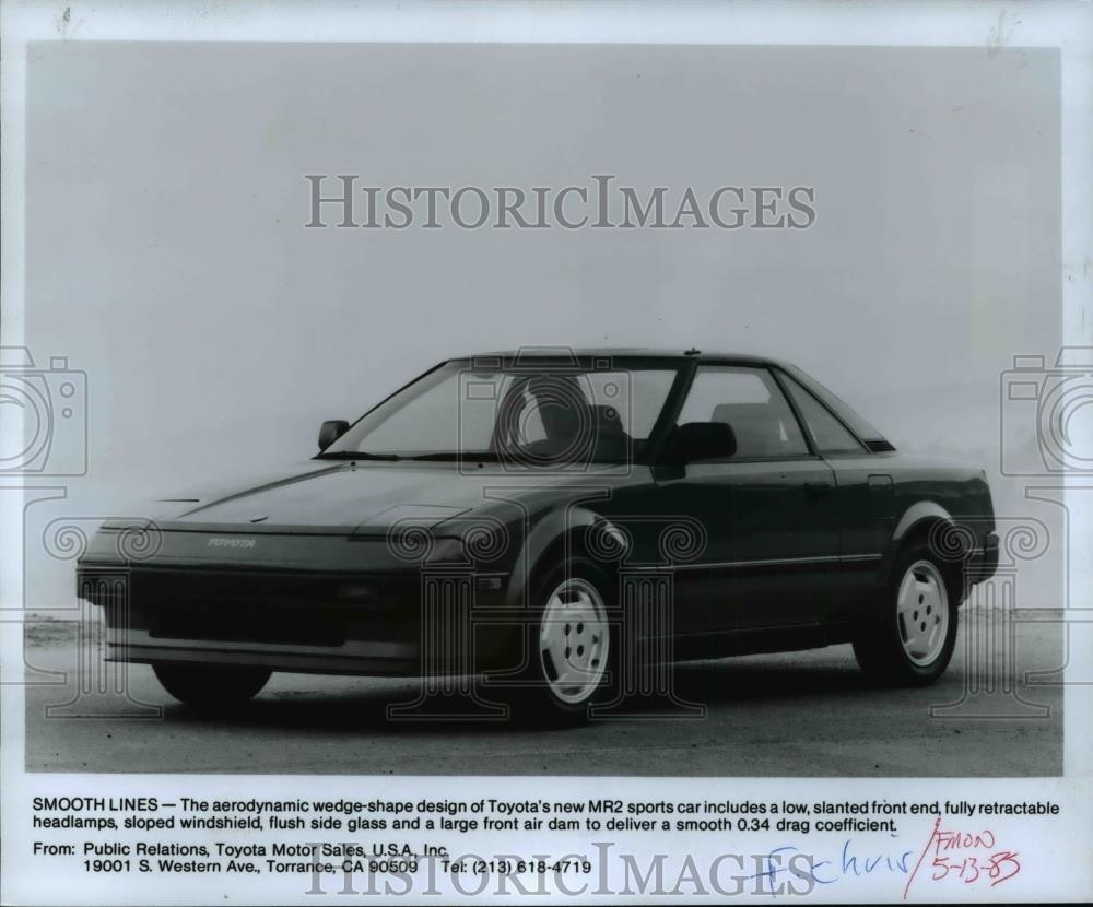 1983 Press Photo Toyota MR2 - cvb68239 - Historic Images