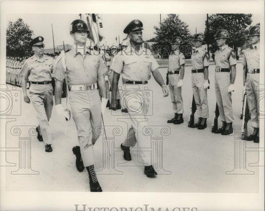 1991 Press Photo The United Nations Honor Guard in Seoul - cvb76454 - Historic Images