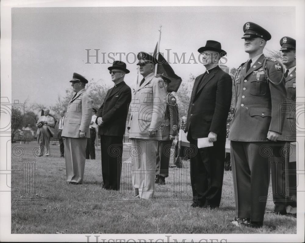 1961 Press Photo Ralph Palladino, Hugh Dunn, Theodore Kimpton and William Miller - Historic Images