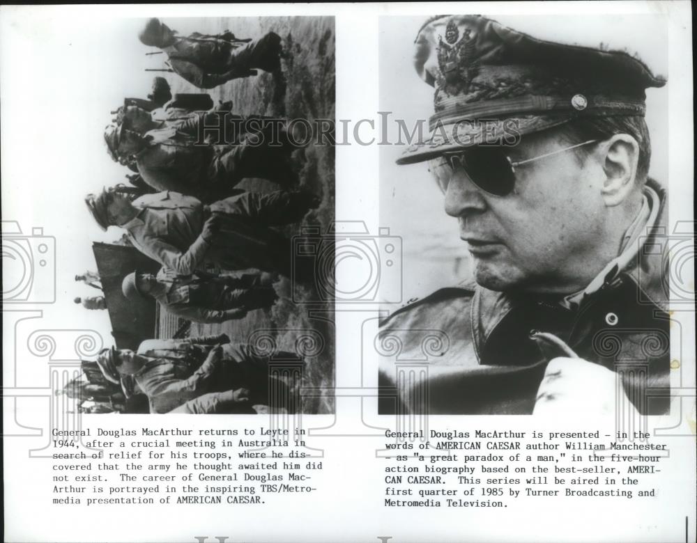 1985 Press Photo General Douglas MacArthur - cvb76462 - Historic Images