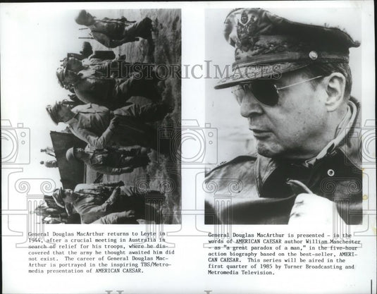 1985 Press Photo General Douglas MacArthur - cvb76462 - Historic Images