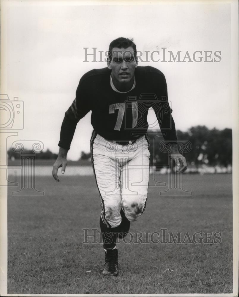 1954 Press Photo George Connor, Cleveland Bears - cvb76933 - Historic Images