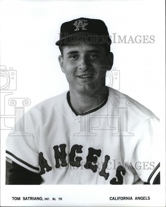 1968 Press Photo Tom Santriano, California Angels - cvb76974 - Historic Images