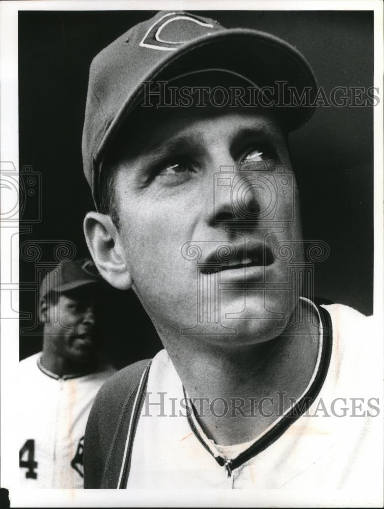 1968 Press Photo Russ Snyder, player for Cleveland Indians. - cvb76994 - Historic Images