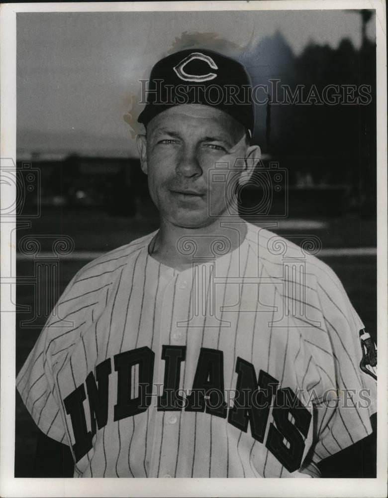1959 Press Photo Eddie Stanley, player for the Cleveland Indians. - cvb77008 - Historic Images