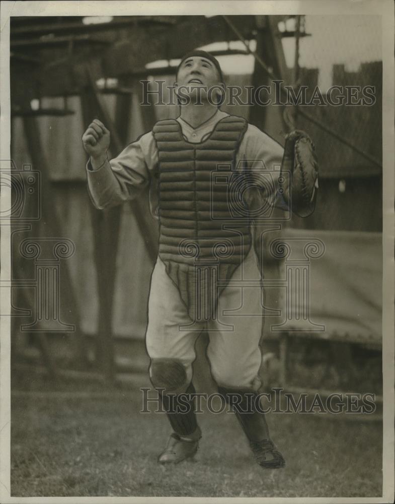 1926 Press Photo Red Shader, Baseball Catcher - cvb77012 - Historic Images