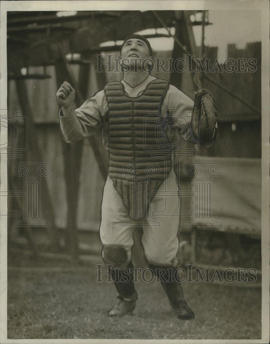 1926 Press Photo Red Shader, Baseball Catcher - cvb77012 - Historic Images