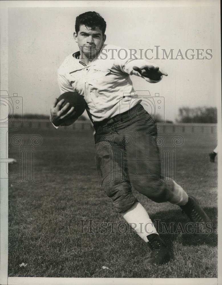 1939 Press Photo Michael H. Corgan, running back for Notre Dame. - cvb77079 - Historic Images