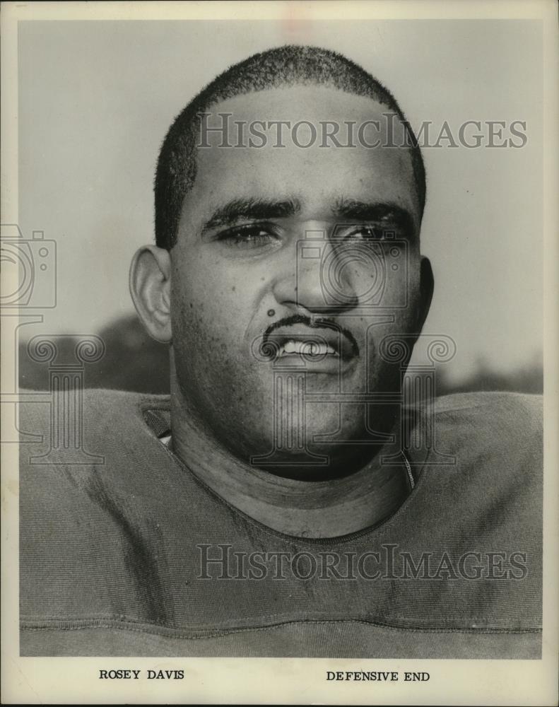 1967 Press Photo Rosey Davis, Defensive End - cvb77099 - Historic Images