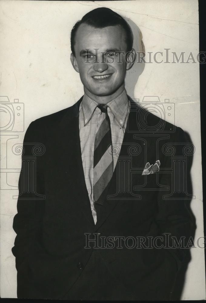 1939 Press Photo Frank Gaul, former John Carroll University football coach - Historic Images