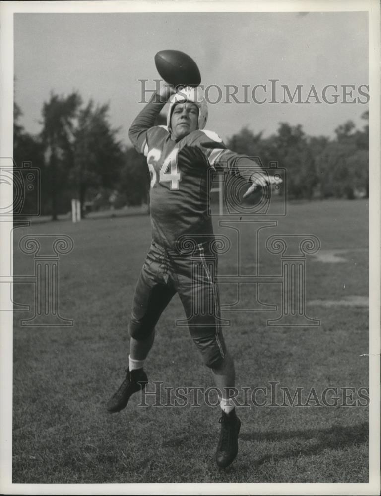 1948 Press Photo Harry Geltz, Mount Union football player - cvb77163 - Historic Images