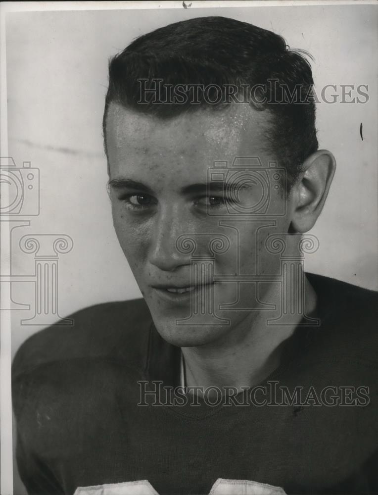 1954 Press Photo Dick George, Gilmour Academy football player - cvb77177 - Historic Images