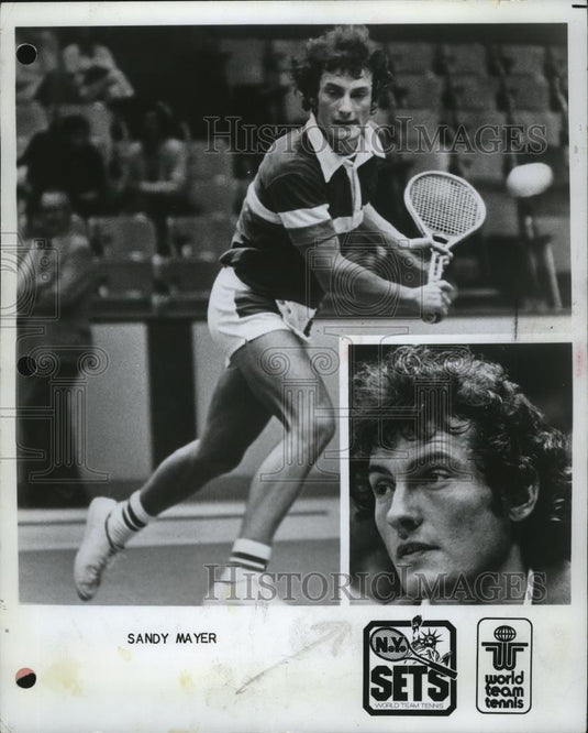 Press Photo Sandy Mayer, tennis player - cvb77204 - Historic Images