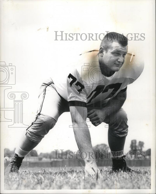 1963 Press Photo Ron Skufca, Purdue Tackle - cvb77254 - Historic Images