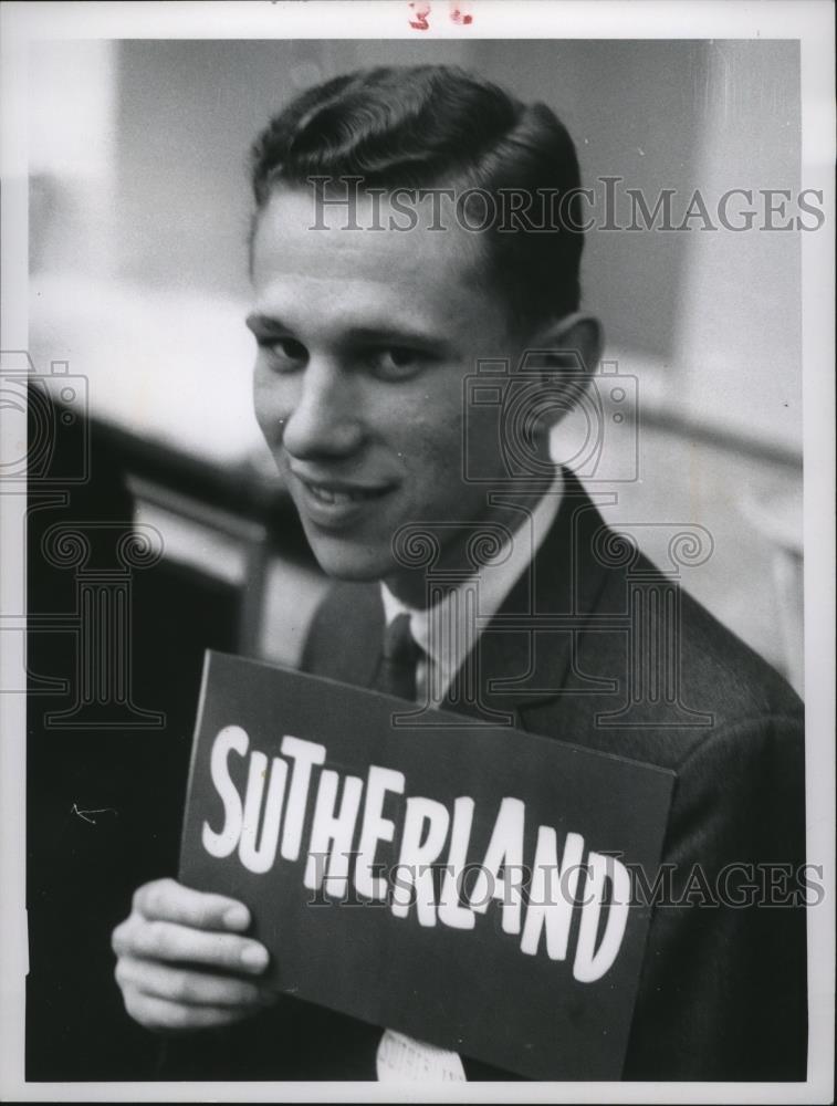 1968 Press Photo Baseball player Darrell Sutherland - cvb77297 - Historic Images