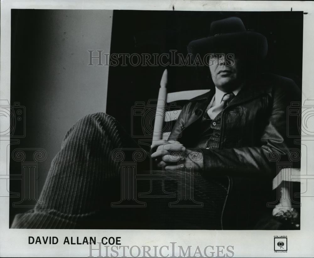 1983 Wire Photo David Allan Coe - cvw26608 - Historic Images