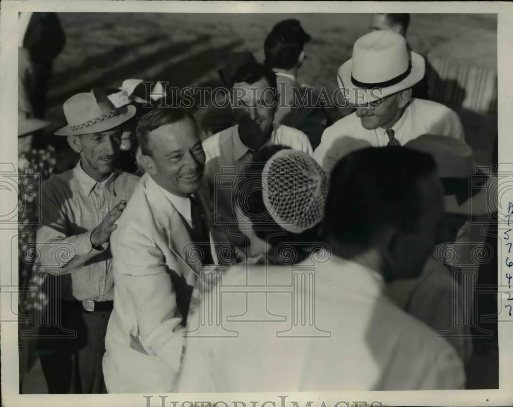 1940 Press Photo David W. Pipes Jr. at Rally - nef29515 - Historic Images