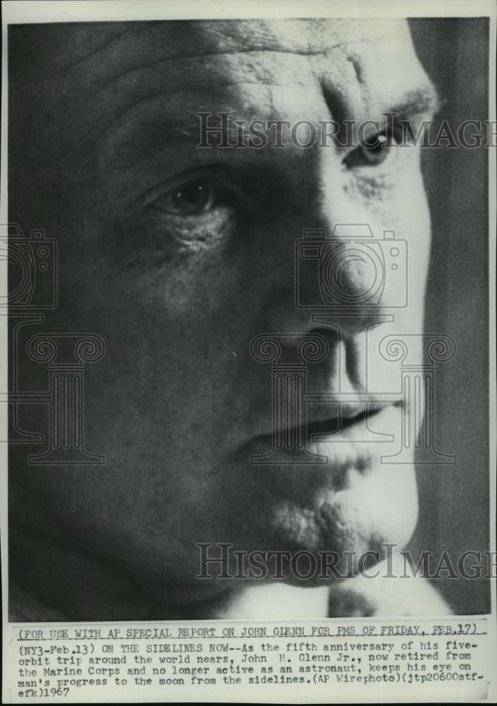 1967 Wire Photo Former astronaut John H. Glenn Jr. - cvw27316 - Historic Images