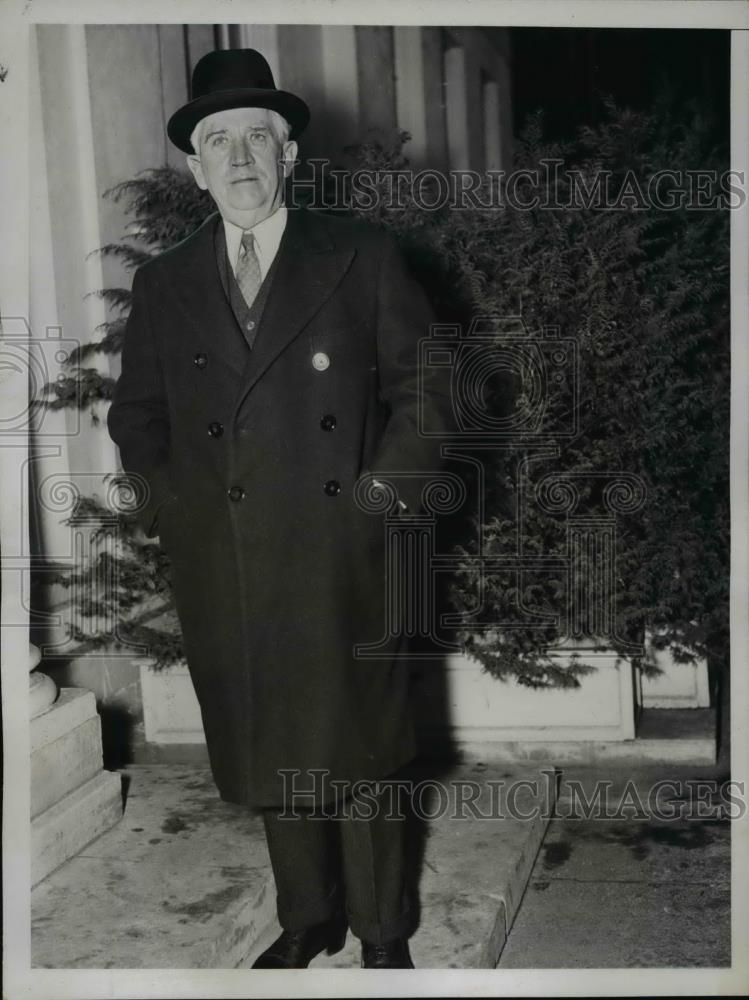 1937 Press Photo Norman Davis United States Ambassador at large - nef30477 - Historic Images
