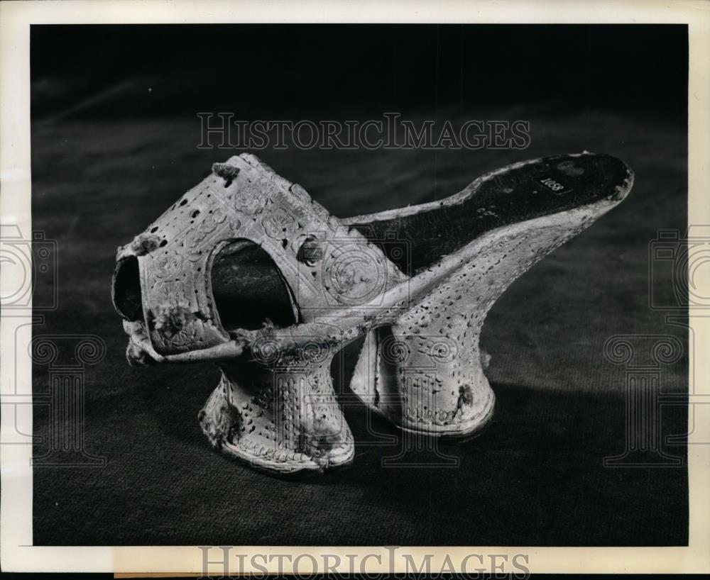 1941 Press Photo Chopin Shoe with Two Heels - nef31866 - Historic Images